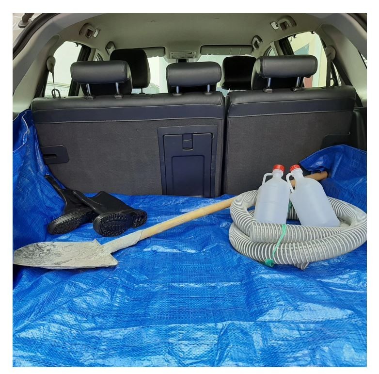 2Pack Hyper Tough Weather Resistant Light Duty 6 x 8′ Polyethylene Tarp.