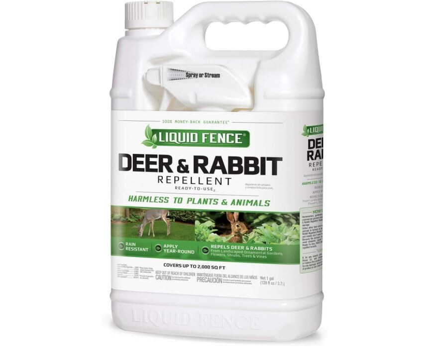 Liquid Fence Animal Repellent, 128 Oz, Deer and Rabbit Repellent