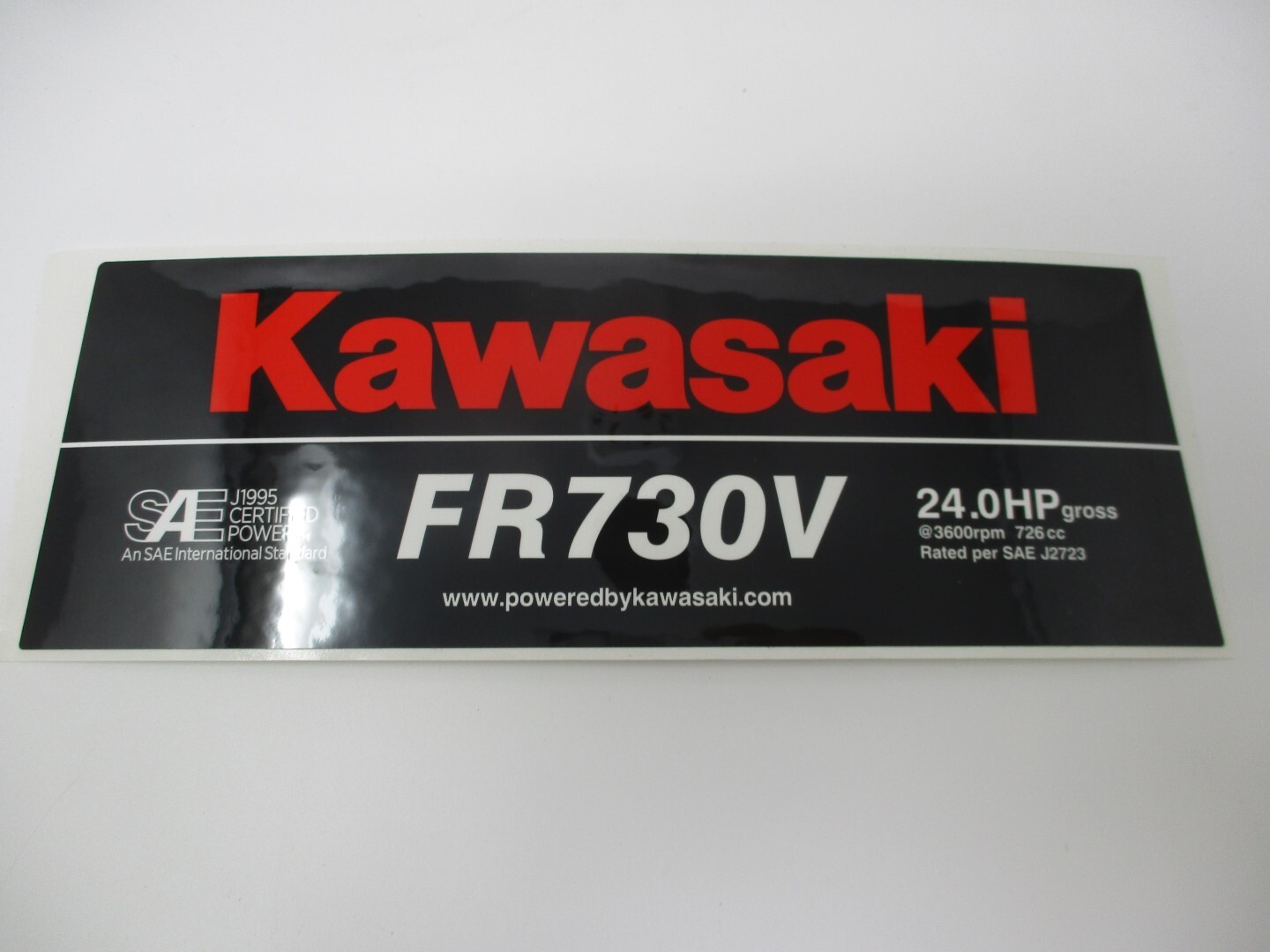 Genuine Kawasaki 56080-0916 Decal FR730V 24.0HP FR730V-GS05 & FR730V-HS05