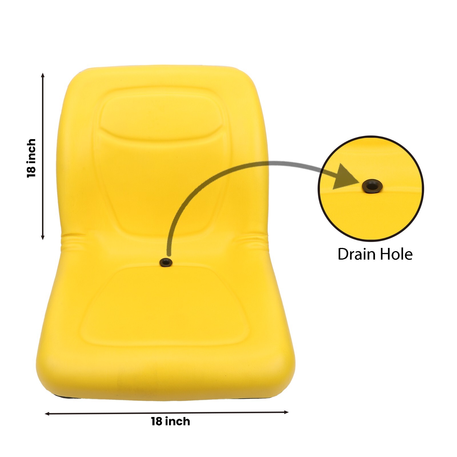 High Back Seat Fits John Deere 355D GT225 GT235E GT235 GT245 GX255 GX325 GX345