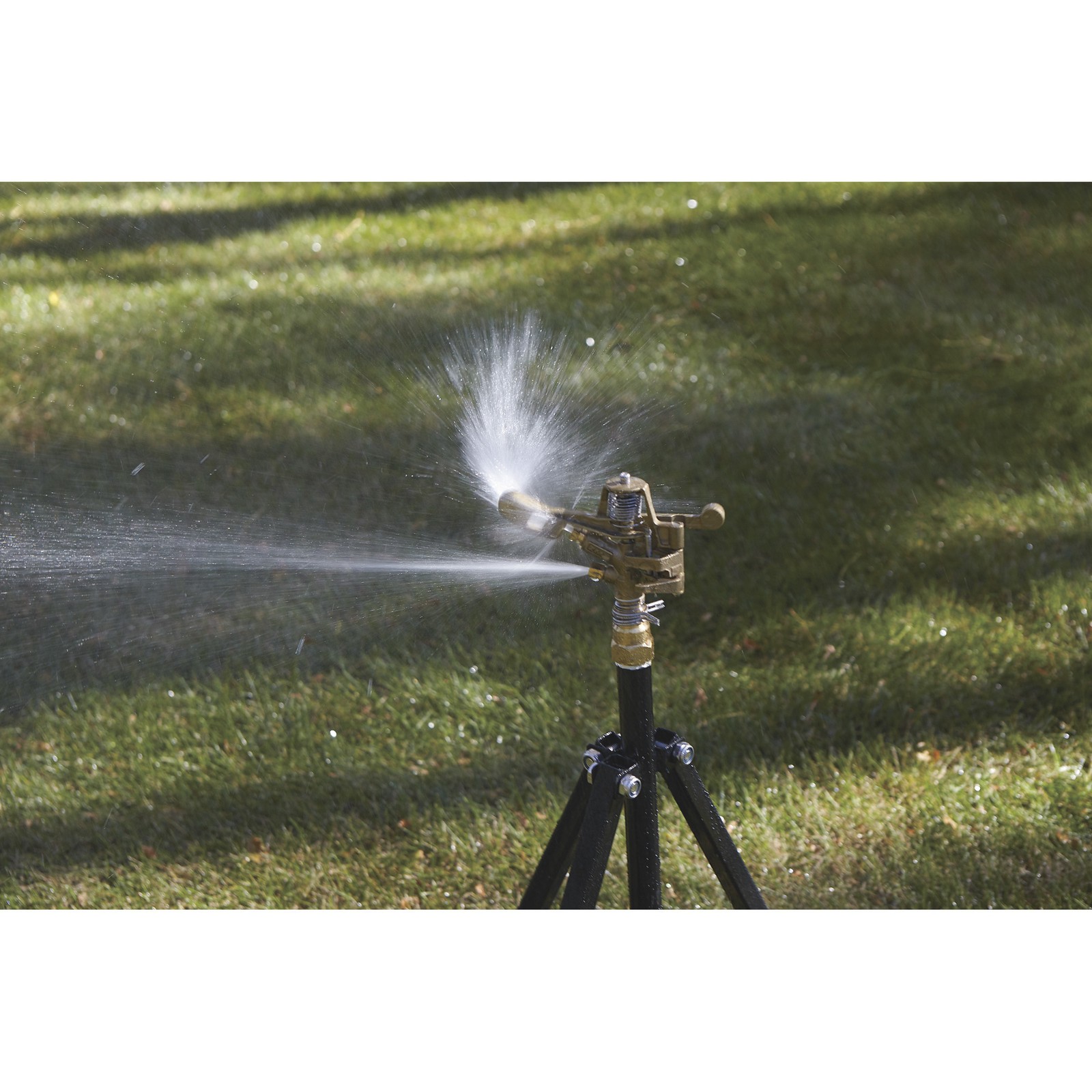Strongway Sprinkler 3/4in. Head with 2 Nozzles, up to 10 GPM, 100ft. Dia., 7800
