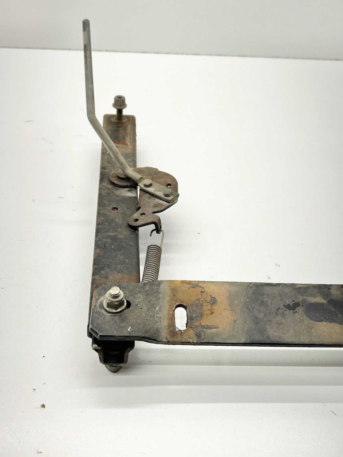 2007 John Deere 2500B Greens Mower Seat Mount Bracket Adjuster Lever AM103000