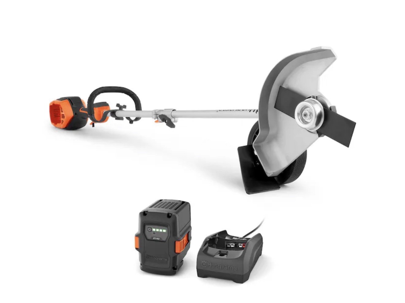 Husqvarna 330iKE Combi Switch + Lawn Edger Attachment, Electric Edger Battery