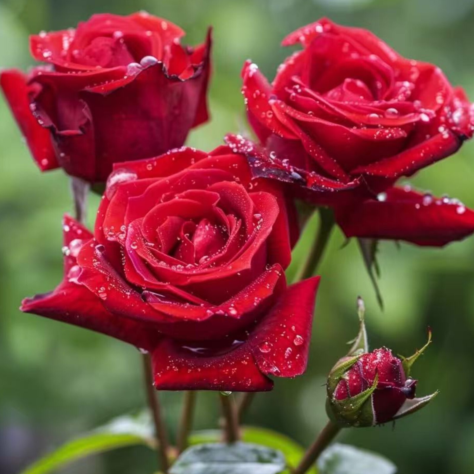 Red Rose Seeds – 20 Seeds – Non-GMO Heirloom Variety for Home Gardens, Bouquets