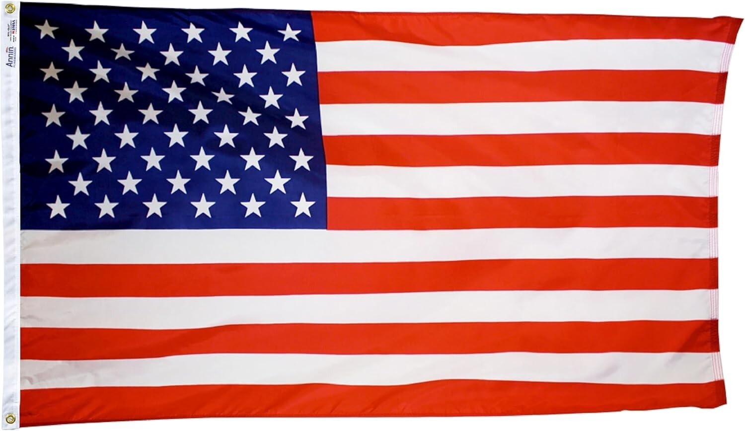 July 4th! All-Weather Heavy Nylon American Flag – 5 x 8 Feet