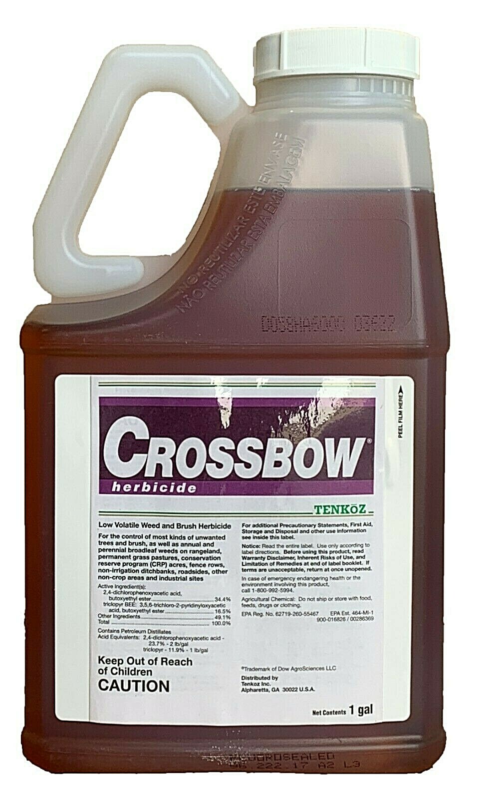 Crossbow Herbicide Brush Killer – 1 Gallon by Tenkoz