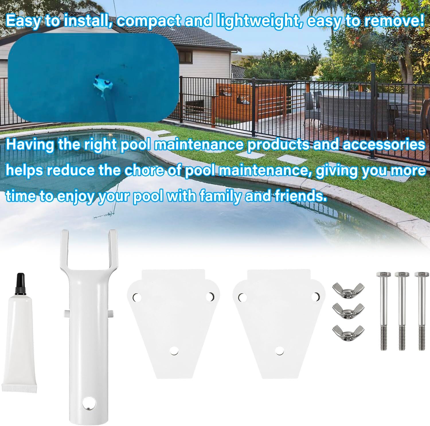 Tablet Holder 542068 For Pool Algae Stains with Snap-adapt Handle Plastic