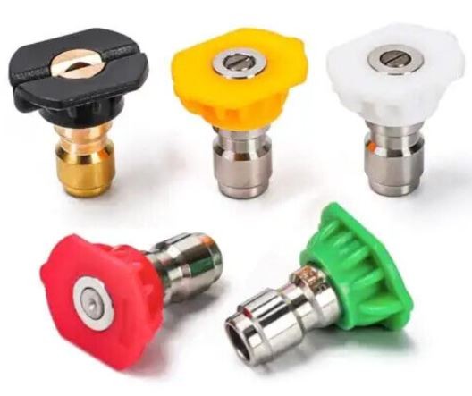 5X High Pressure Washer Rotating Turbo Nozzle Spray Tip 1/4″ Quick