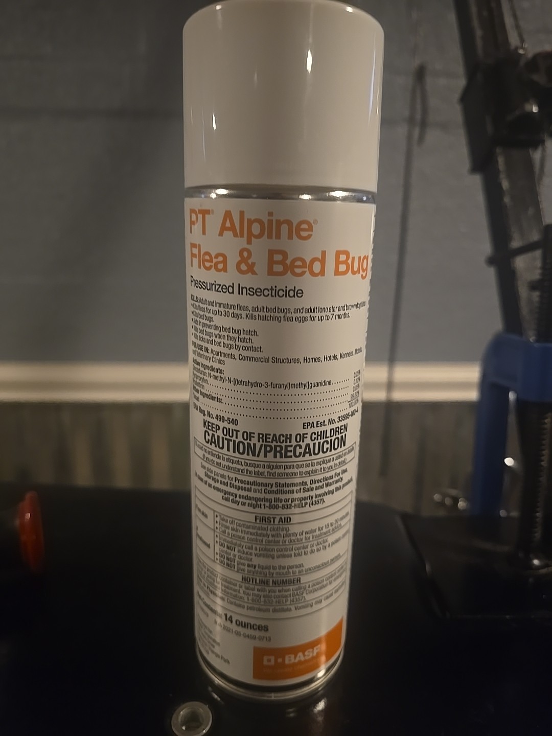 14 oz PT Alpine Flea and Bed Bug w/ IGR Aerosol Insecticide Kill Fleas Bed Bugs