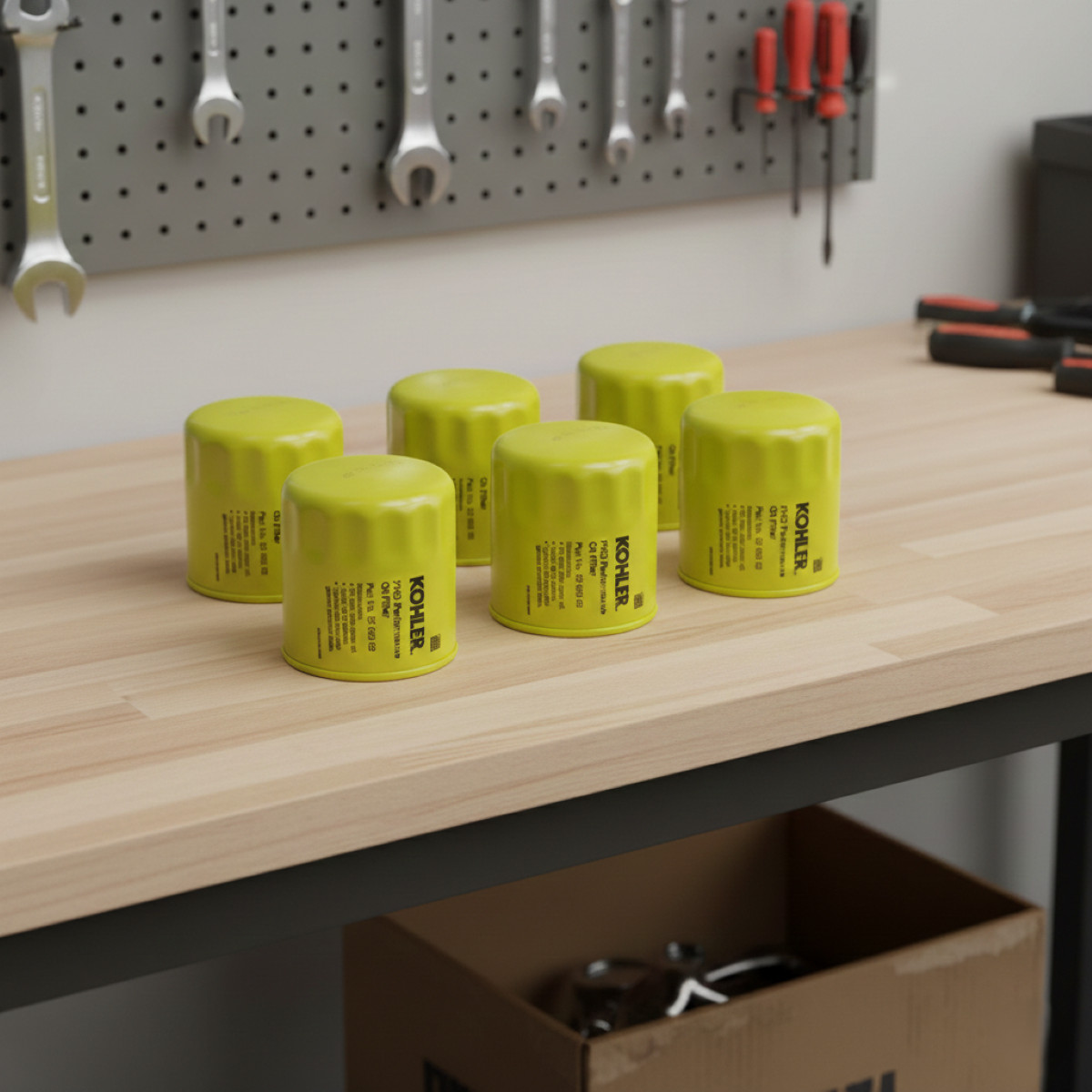 6 Pack Kohler 52 050 02-S Pro Performance Oil Filter OEM Lawn Mower Engine