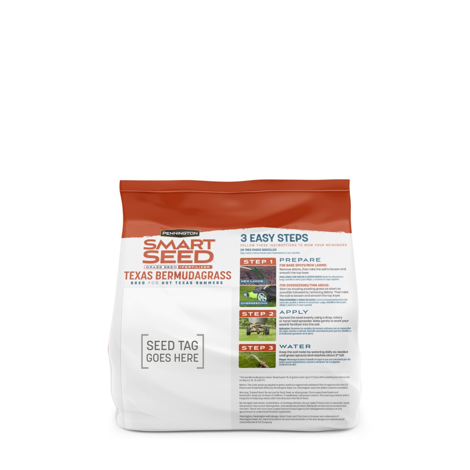 Pennington Smart Seed Texas Bermuda Grass Seed Mix, for Full Sun, 1.75 Lb.