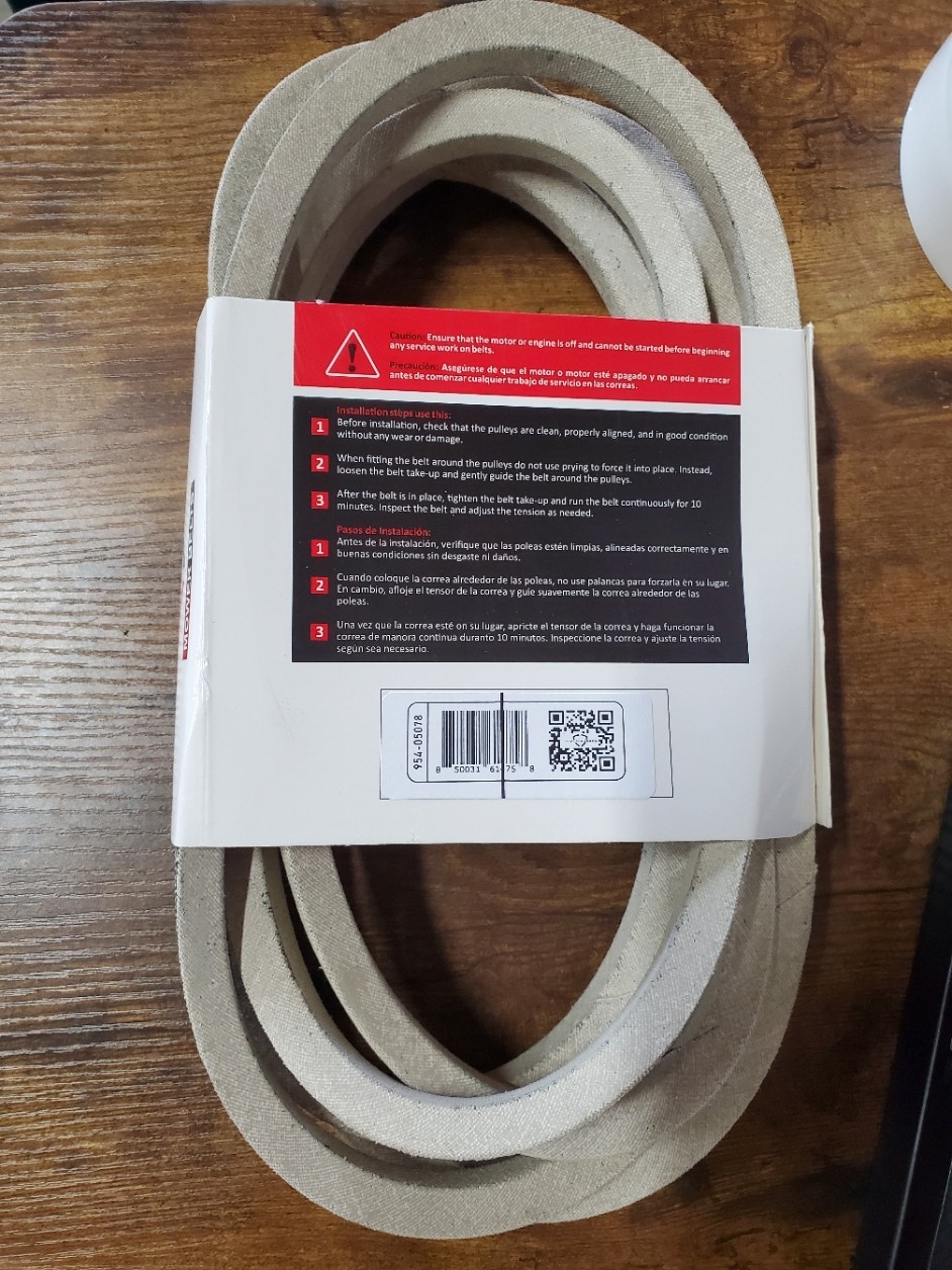 Mighty Rugged 954-05078 Deck Belt