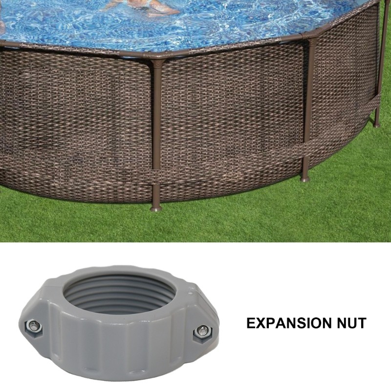 Pool Screw Nuts Split Nut Set Coupling Accessory Set Pool Replacement Part