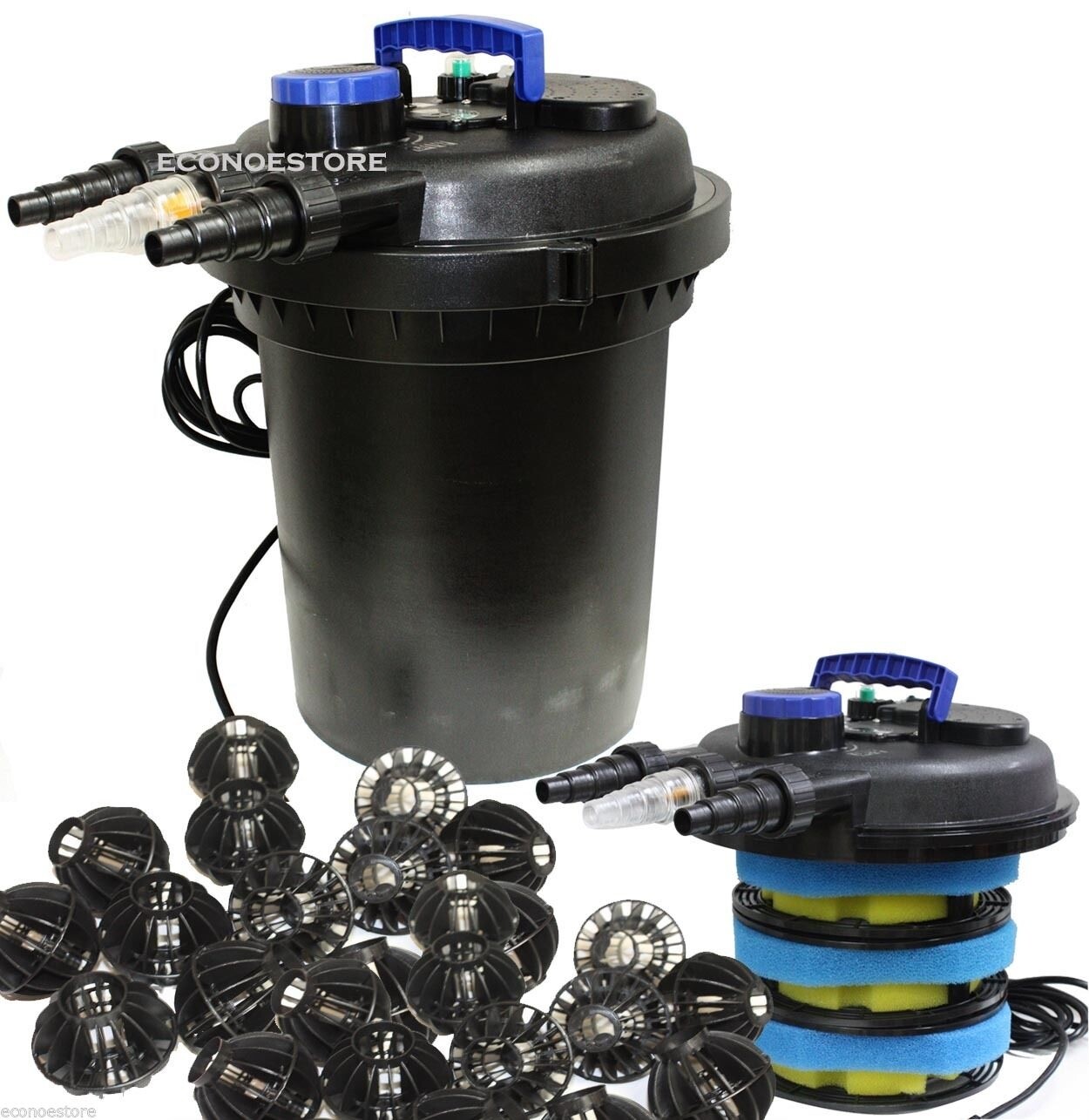 10000L koi Pond Pressurized Bio Filter & UV Sterilizer 4000G Filtration System