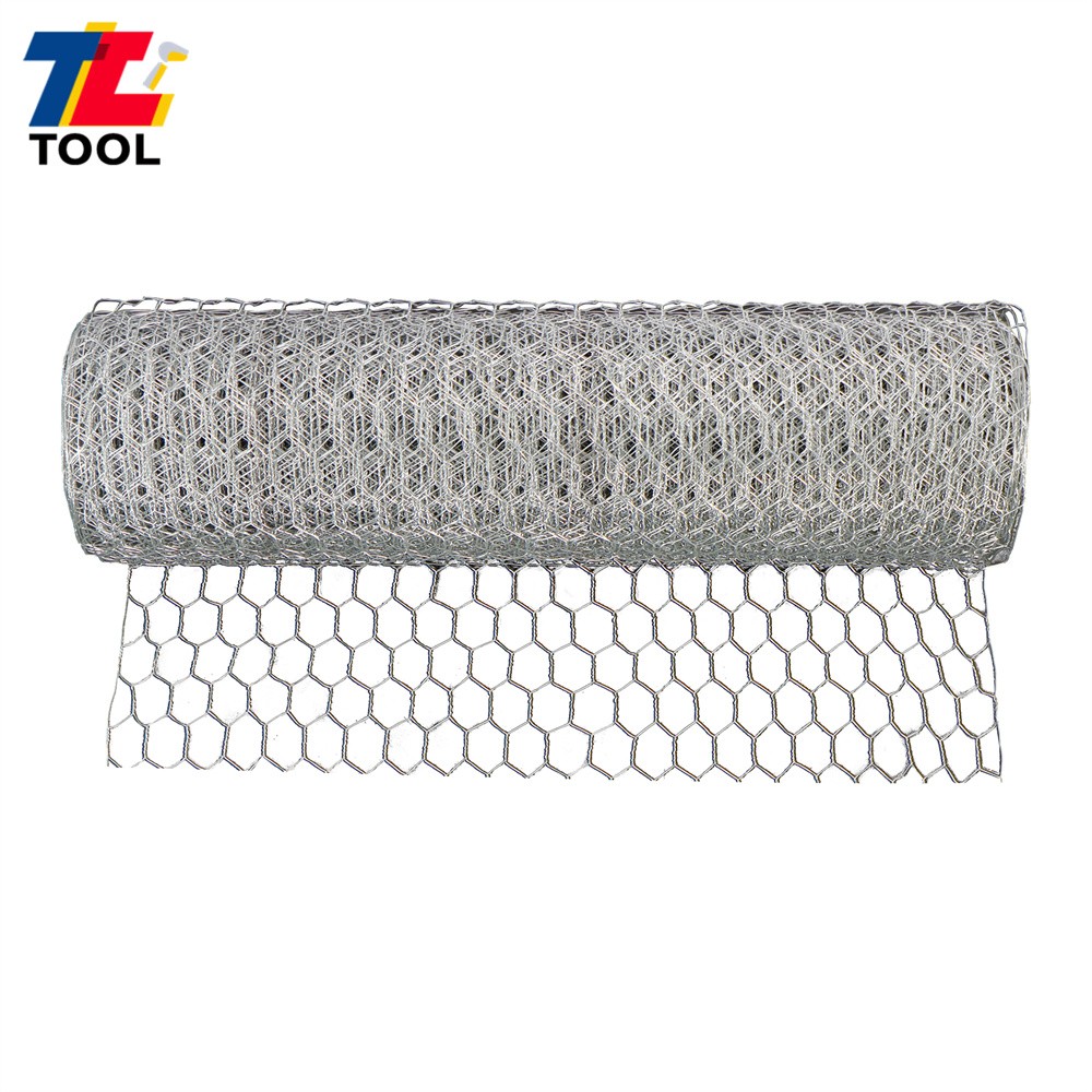 24In×100FT 1″ Hole Galvanized Garden Fence Poultry Netting For Chicken Coop