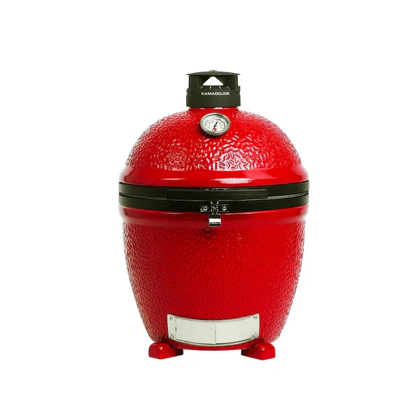 Kamado Joe KJ23NRHC Classic II Stand-Alone 18 inch Grill – Blaze Red