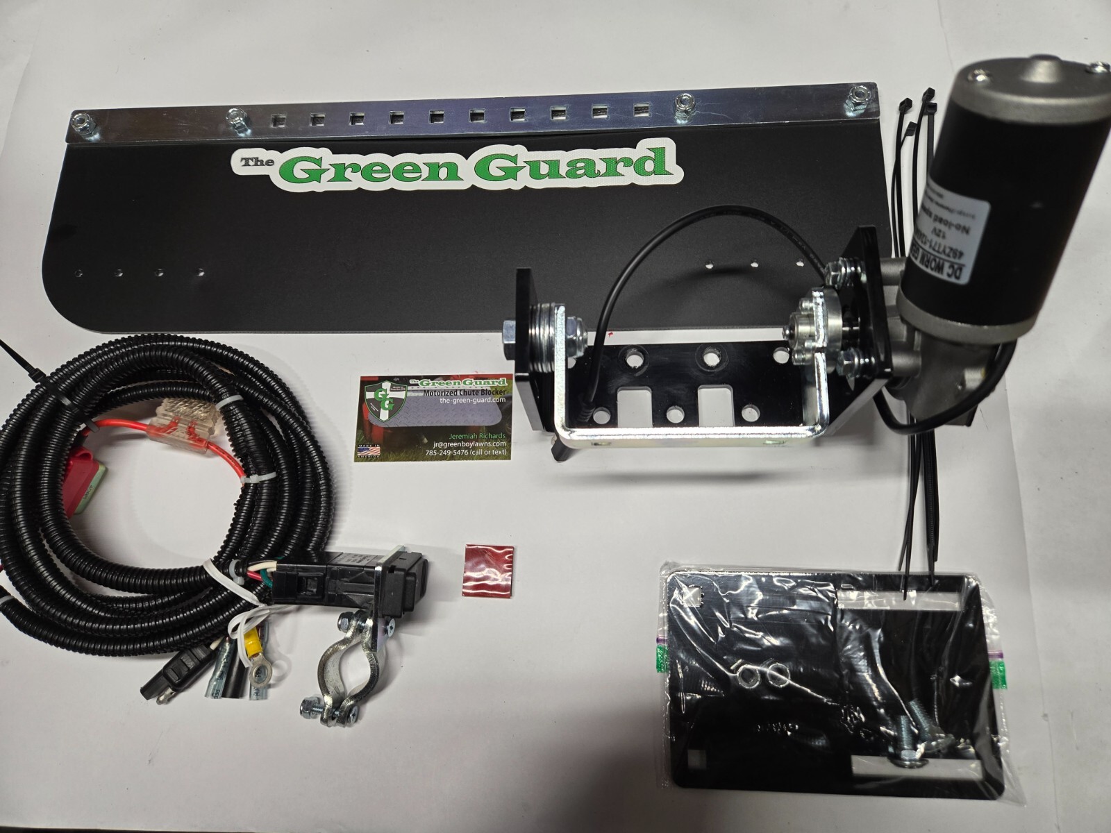 The Green Guard ‘SLIM’ – Motorized Chute Blocker with Rubber Guard