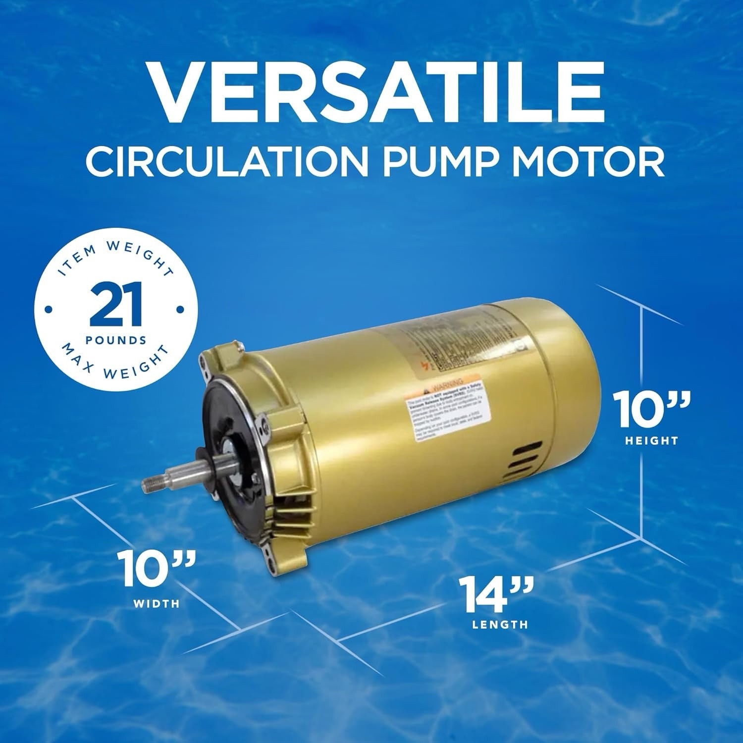 Hayward SP1610Z1MBK Motor Replacement for Select Hayward Pump, 1.0 HP Maxrate