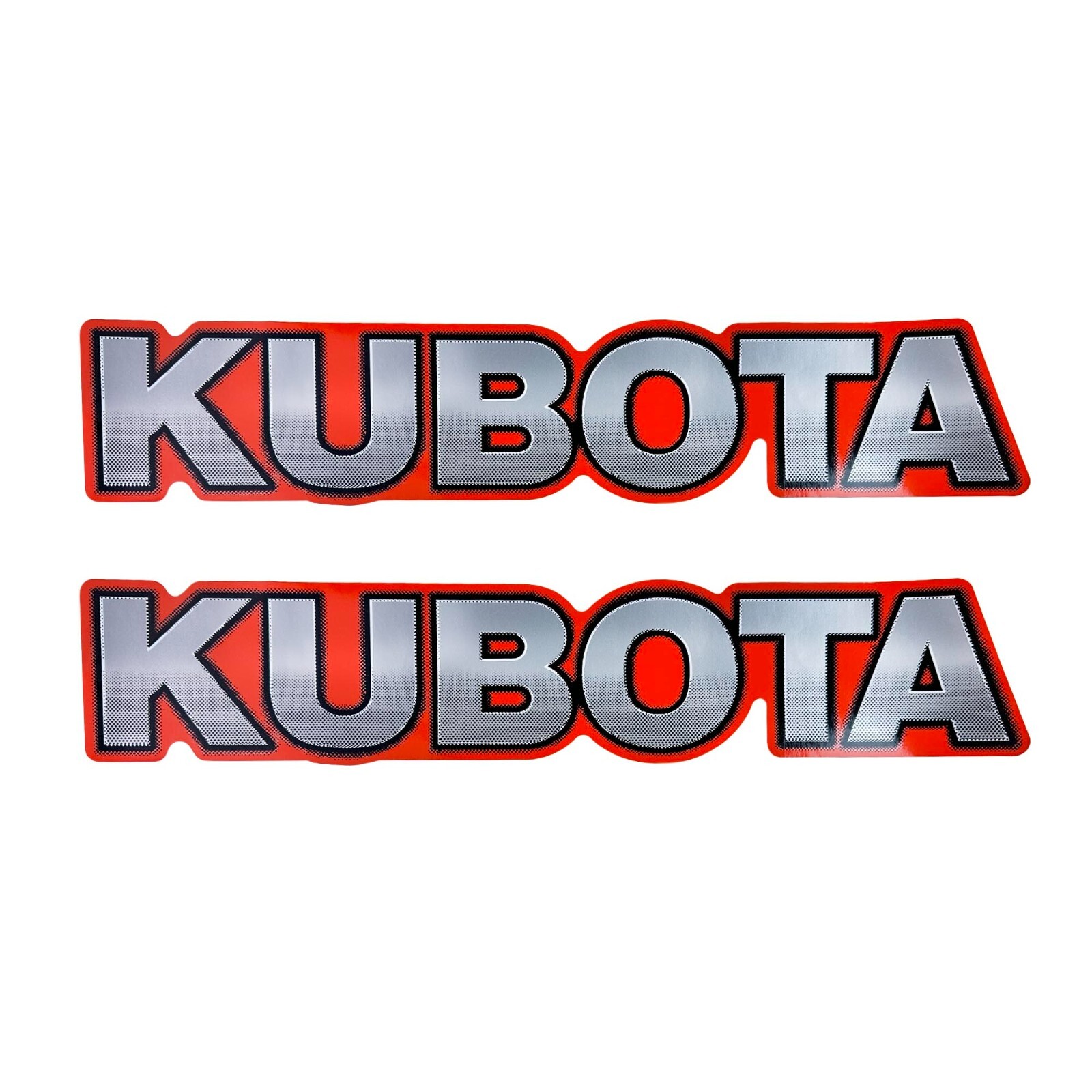 E-TC220-80930 2pcs Kubota Decal for Kubota Tractors, Excavators, RTV’s, Mowers+