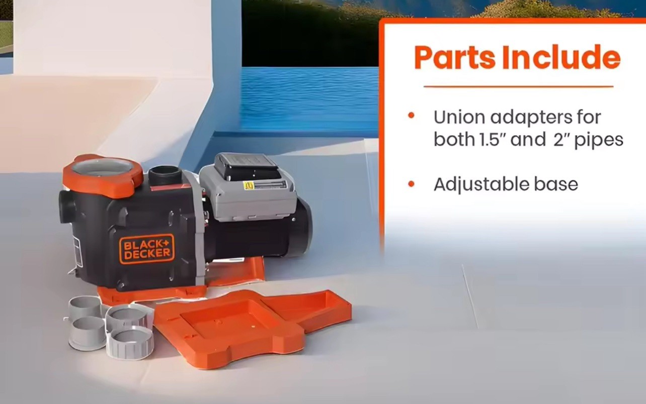 Black & Decker 3HP Energy Star Variable Speed Inground Swimming Pool Pump