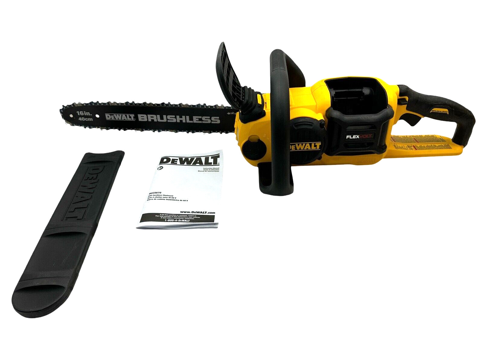 DEWALT FlexVolt 60V MAX 16 in. Chainsaw Brushless Tool Only DCCS670B (OB)