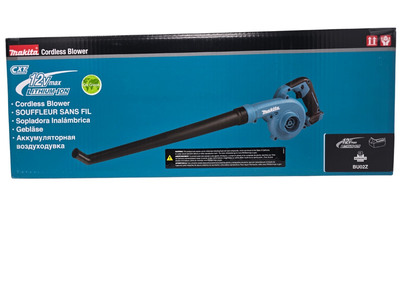 Makita BU02Z 12V MAX CXT Lithium-Ion Cordless Floor Blower Tool Only – BRAND NEW