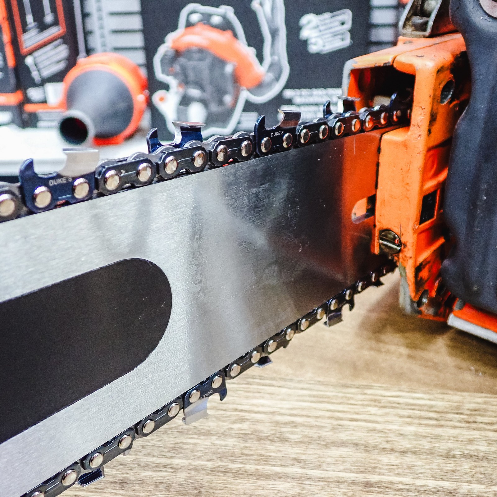 THE DUKE’S PROFESSIONAL HARD CHROME 3-PACK FULL-CHISEL CHAINSAW CHAIN