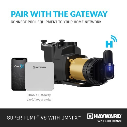 Hayward Super Pump VS 615 Variable Speed Pool Pump 1.65 HP W OmniX (W3VSP26615)