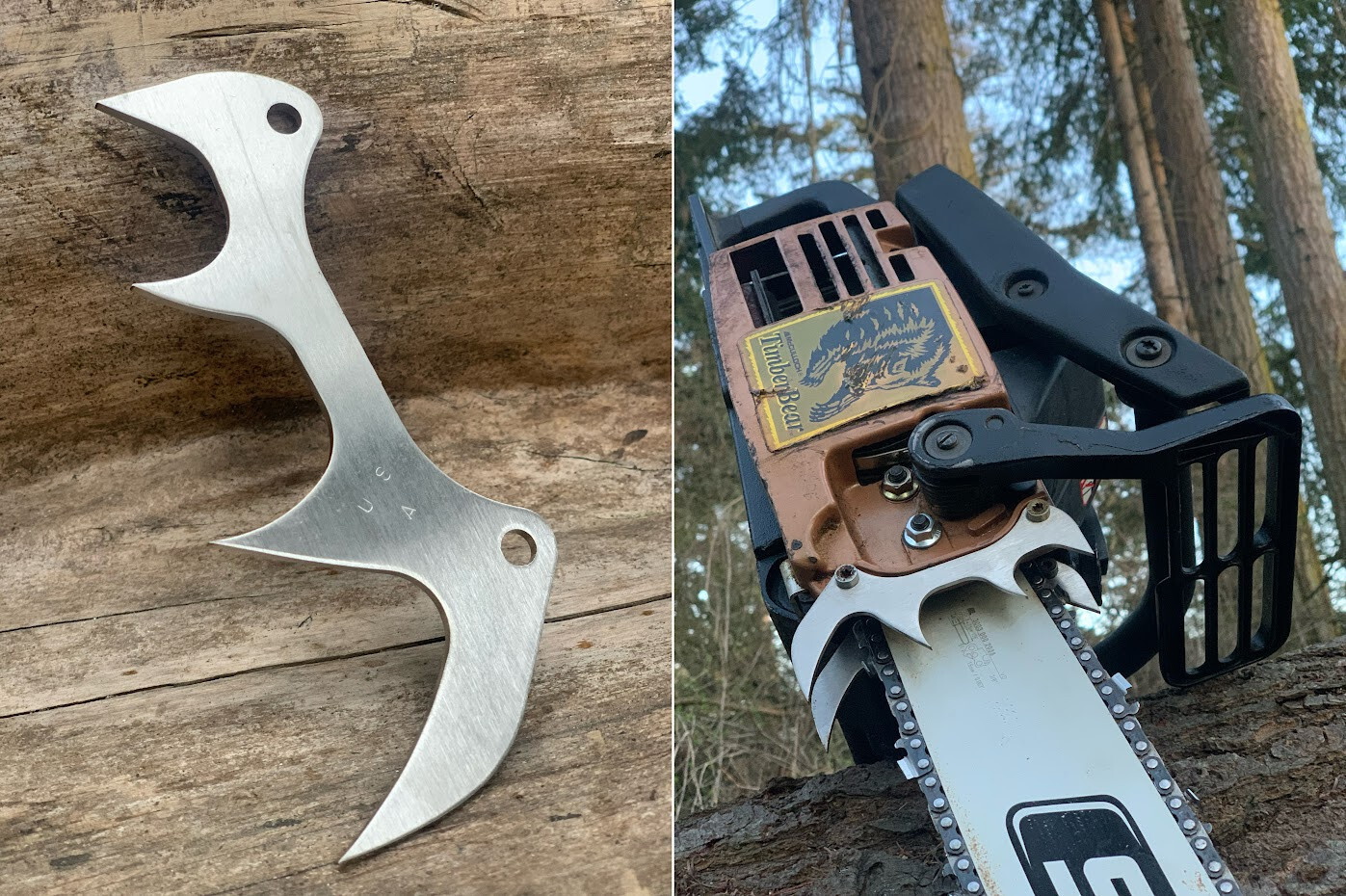 McCulloch Chainsaw PM 610 650 655 3.7 USA CUSTOM STAINLESS DOG DAWG SPIKE 93668