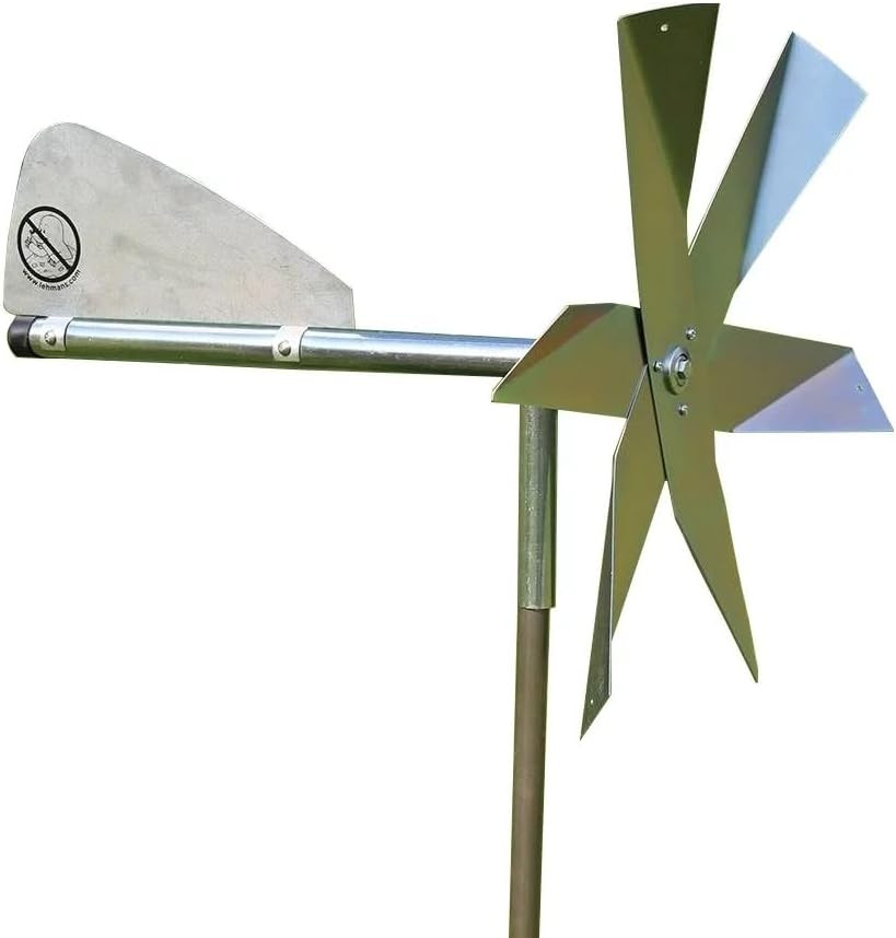 Lehman’S Mole Chasing Humane Deterrent Windmill Covers 20,000 Feet Using Vibrati