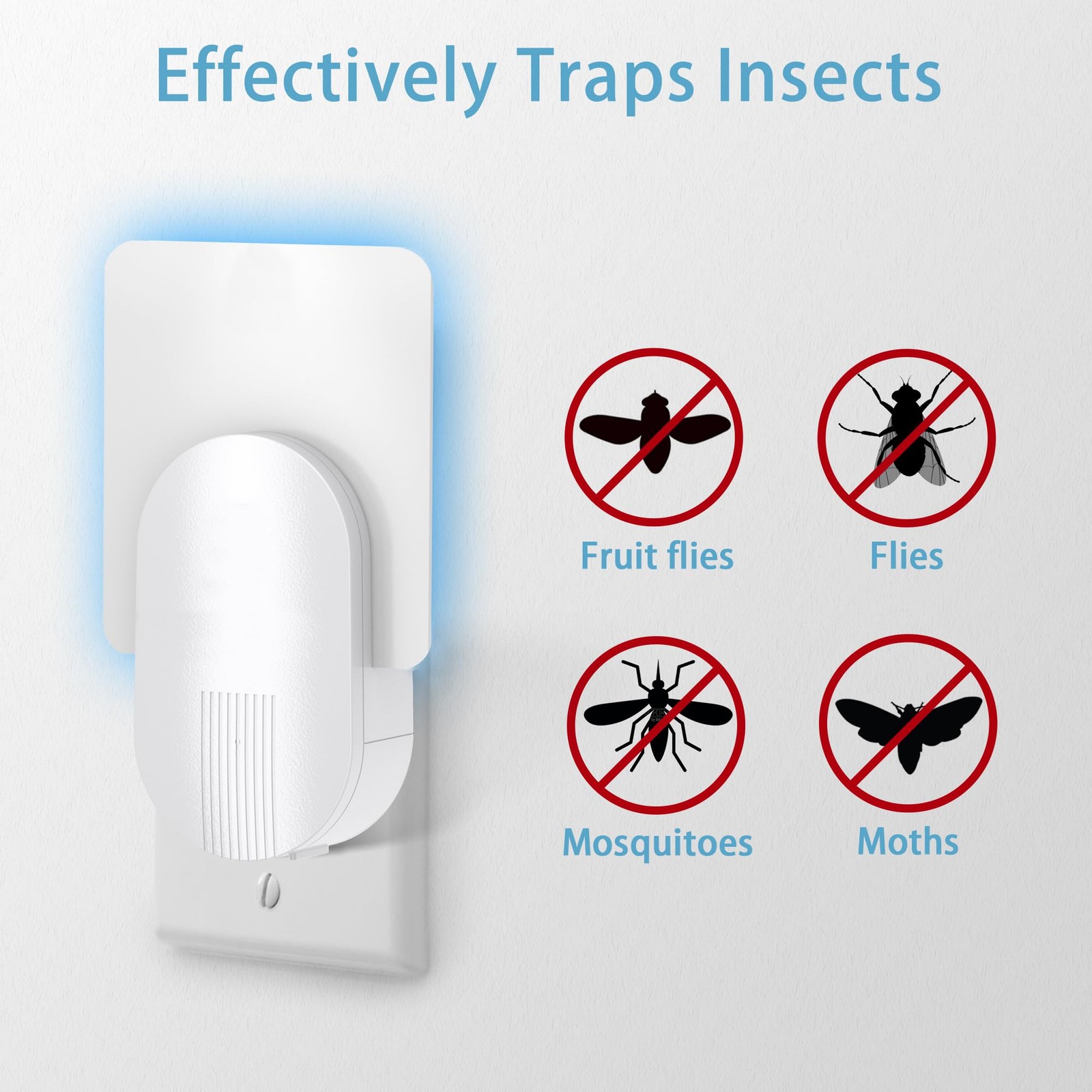 40 Pack Fly Trap Refill Compatilble with Safer Home Fly Trap Refill Flying In…
