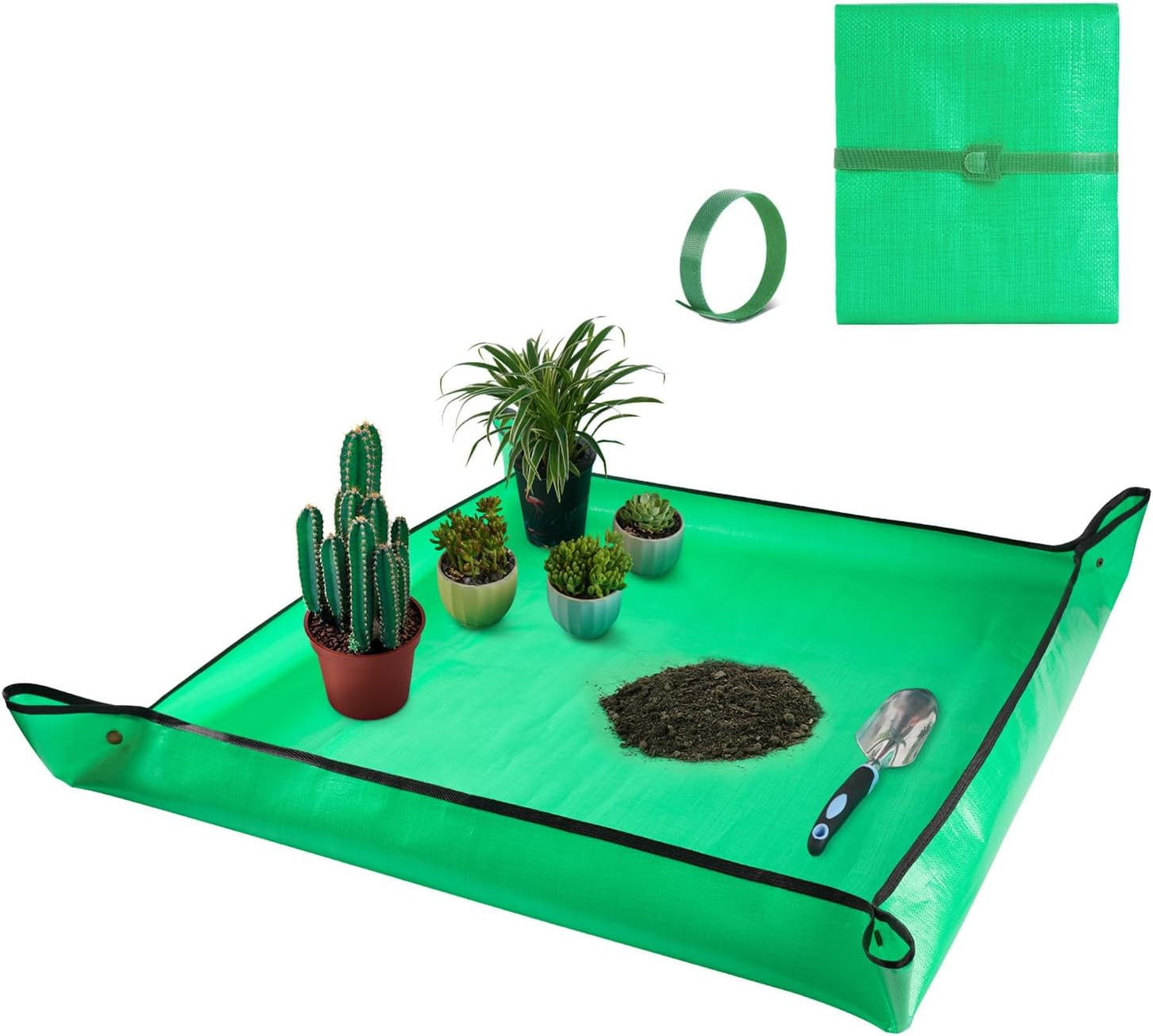 Extra Large Waterproof Potting Mat for Indoor Plants Transplanting and Dirt C…