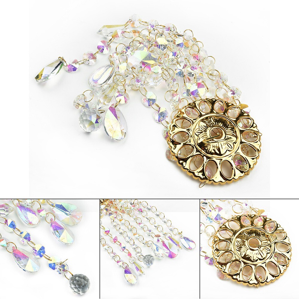 For Crystal Wind Chimes Home Garden Patio Lawn Hanging Decoration Ornament