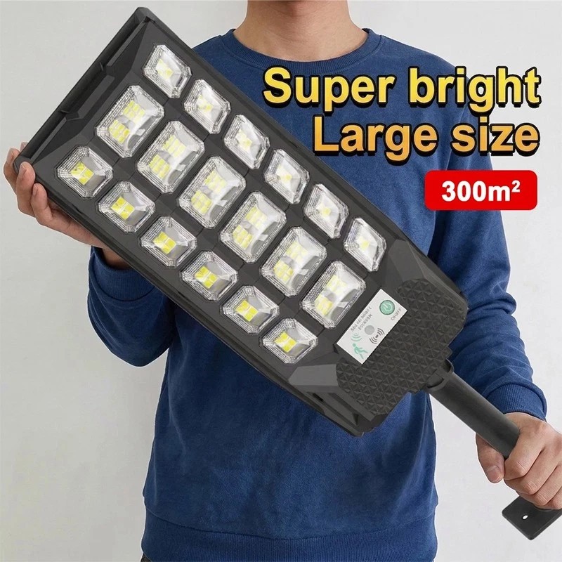 2 Pack Commercial 1000000LM LED Dusk to Dawn Solar Street Light Road Area Lamp