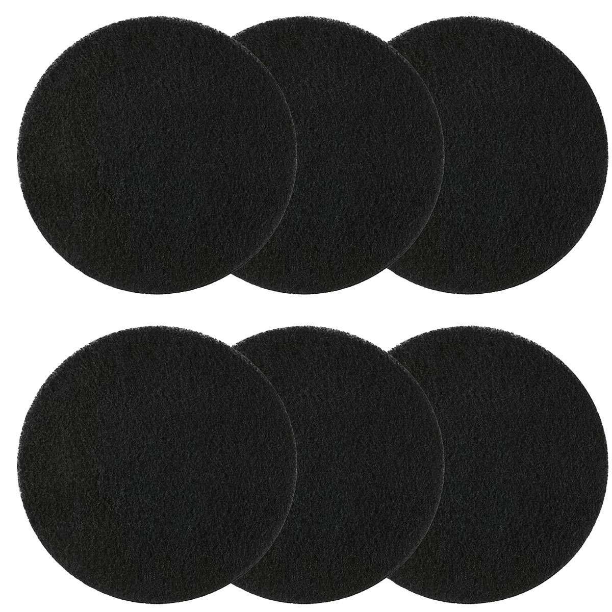 6/12 Pack Compost Bin Charcoal Filters Round Compost Bucket 6.7 inches 1cm thick