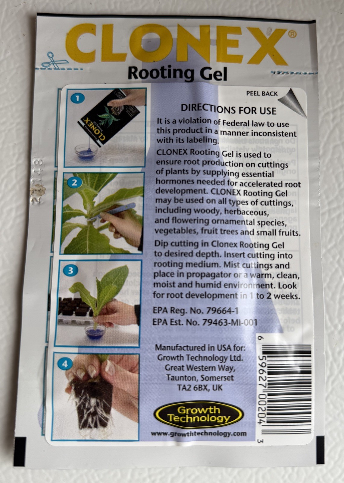 Clonex Rooting Gel, 15ml Packet