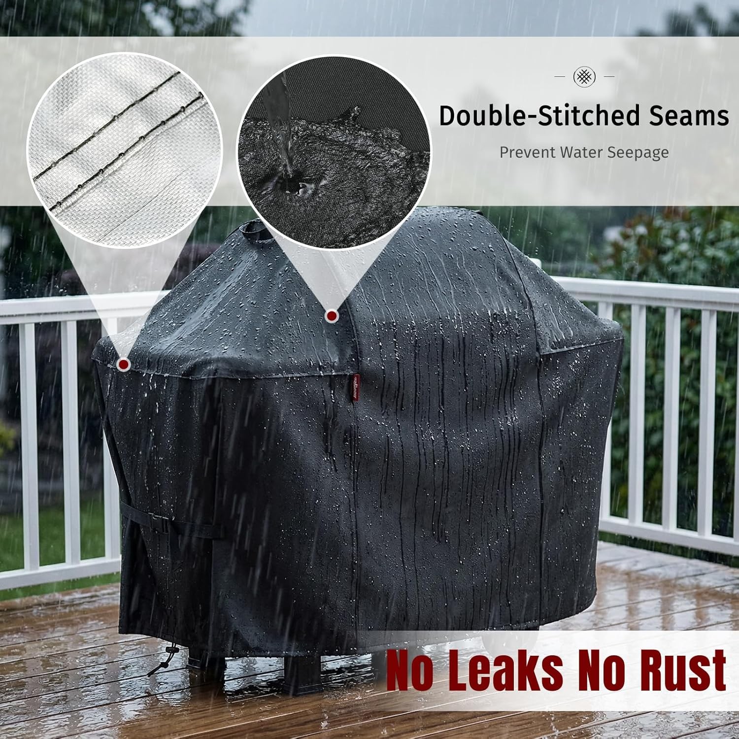 58″ Heavy Duty Waterproof Grill Cover for Weber Genesis II 310 315 330 335 340