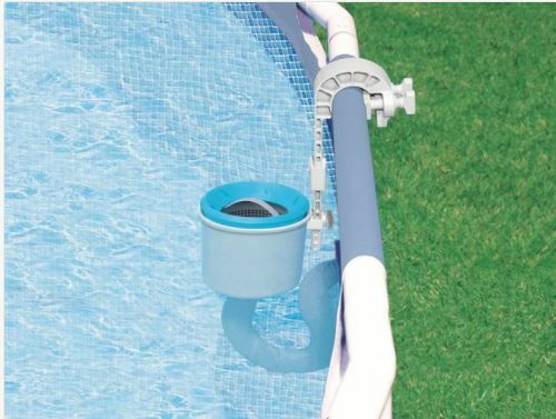 Intex 28000E Deluxe Wall Above Ground Mount Surface Skimmer for Swimming Pool