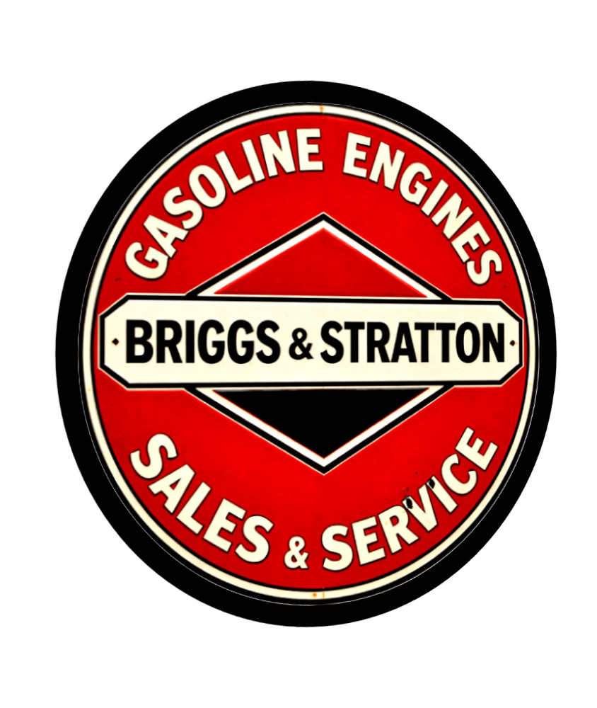 Briggs & Stratton Service Parts Decal Engines Power Equipment Sticker Sign