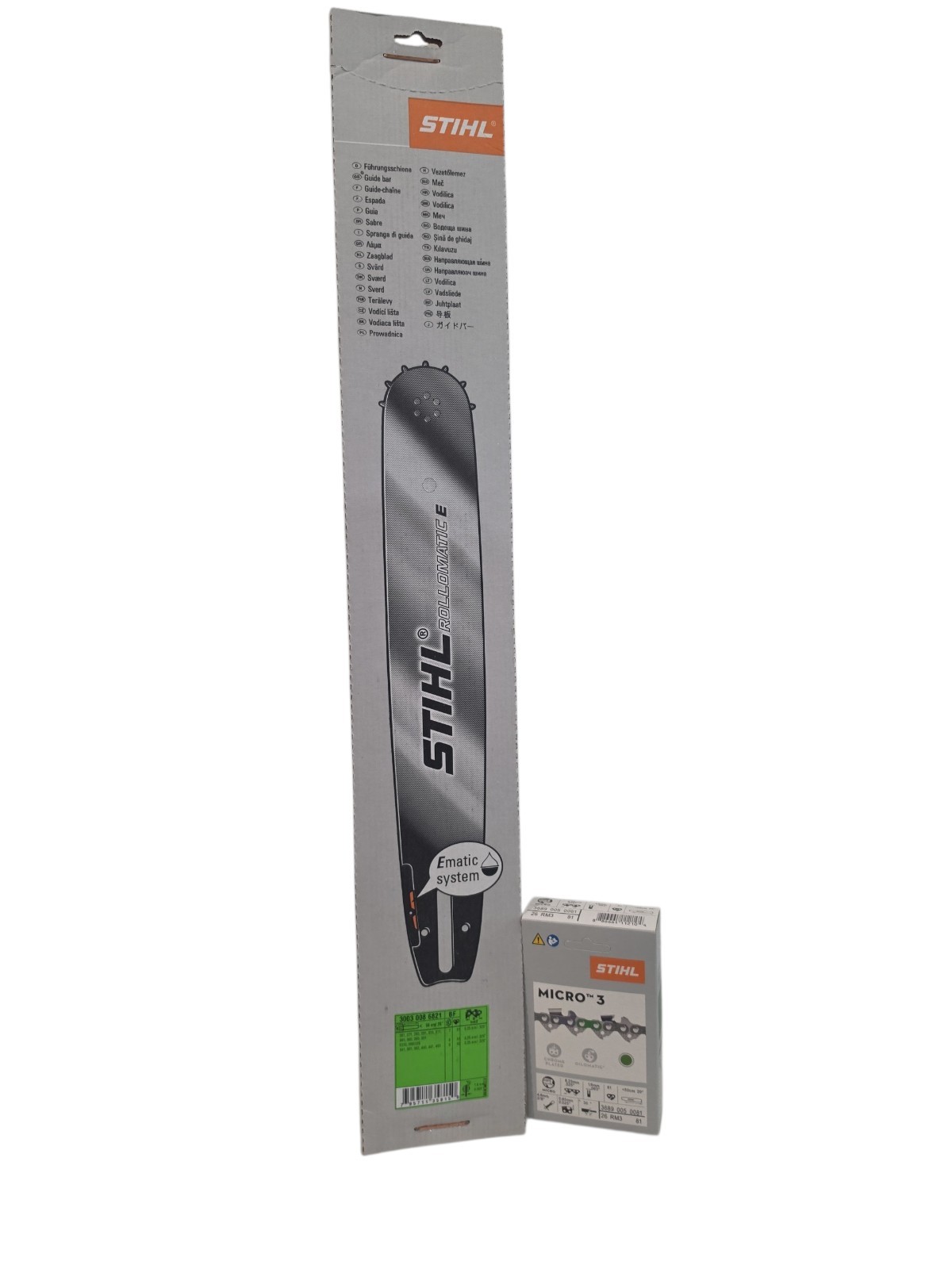 NEW OEM STIHL 20IN KIT ONE CHAIN & ONE BAR 1.6MM , 81 – .325 , MS CHAINSAW