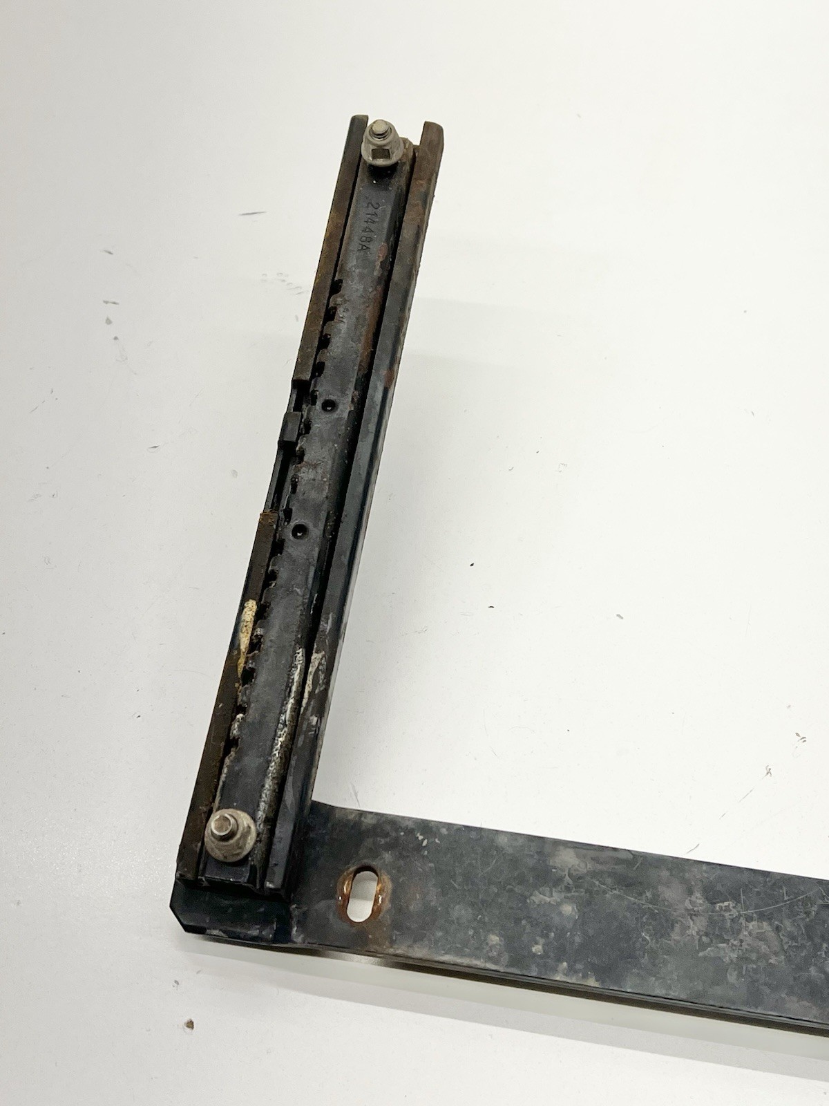 2007 John Deere 2500B Greens Mower Seat Mount Bracket Adjuster Lever AM103000