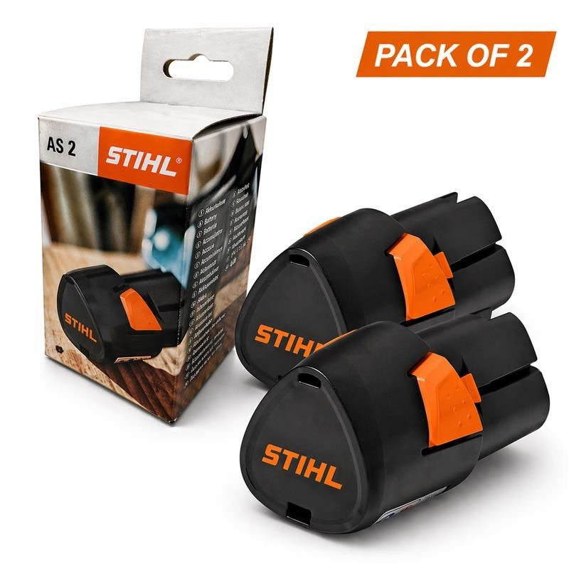 Pack of 2 STIHL AS2 Lightweight Lithium-Ion Battery – EA024006500 / 6501