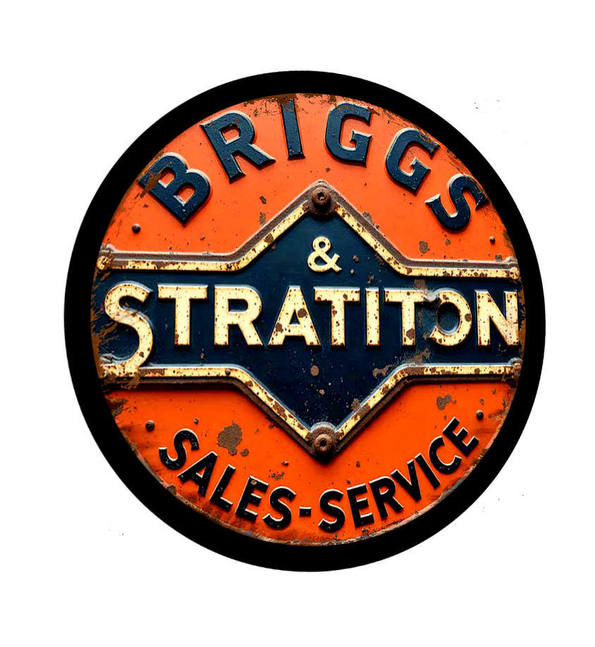 Briggs & Stratton Service Parts Decal Engines Power Equipment Sticker Sign