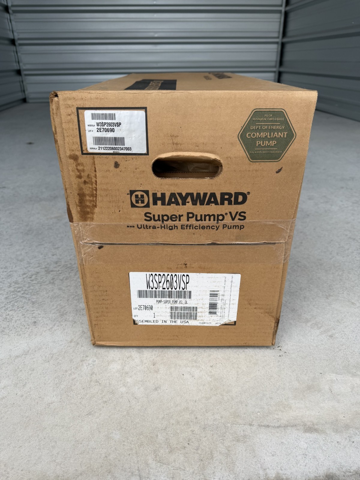 Hayward – W3SP2603VSP Super Pump Variable Speed Pool Pump, 1.65HP, 230V