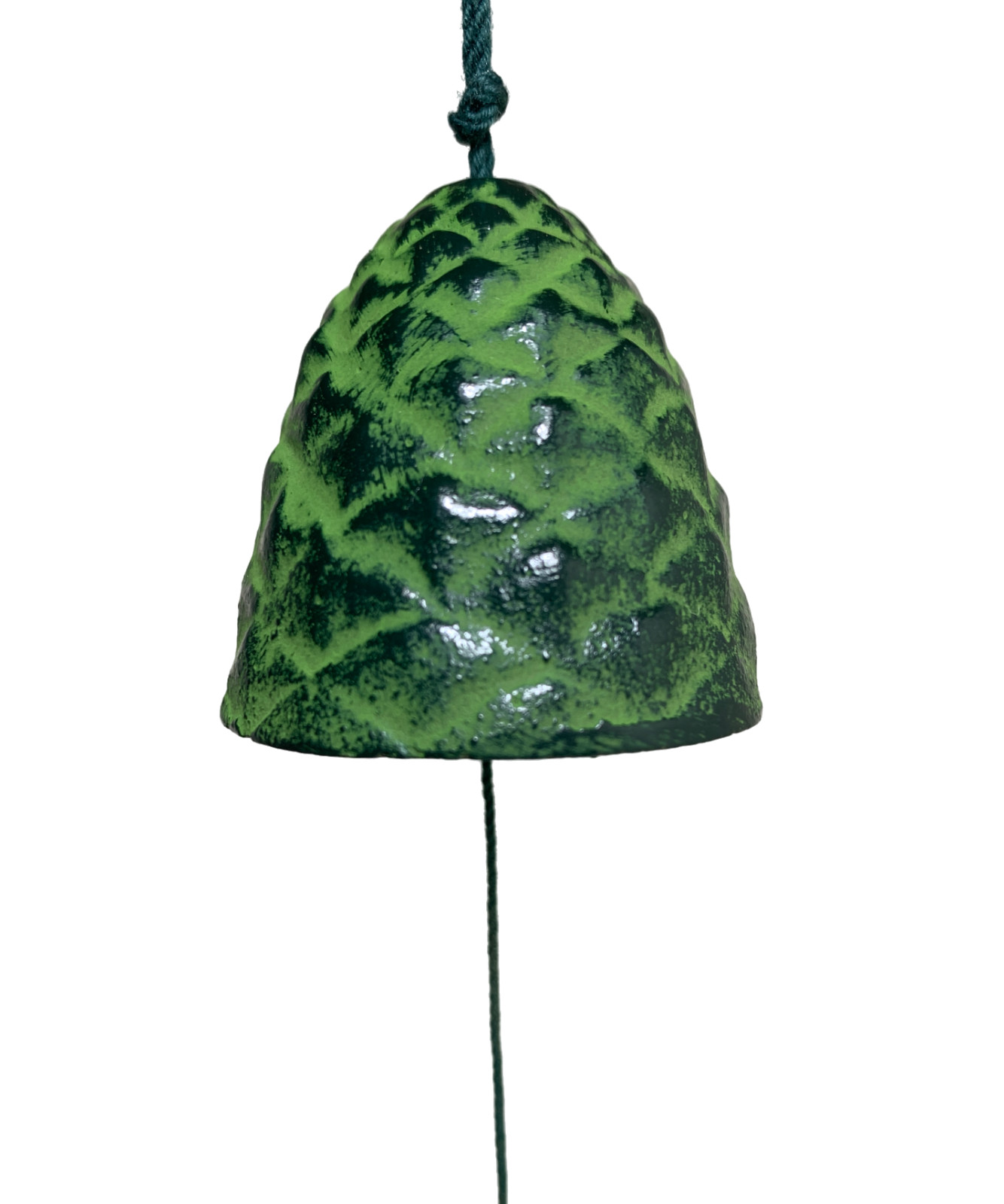 Japanese Cast Iron Windchimes Pinecone Shaped Wind Chimes Made in Japan 4940
