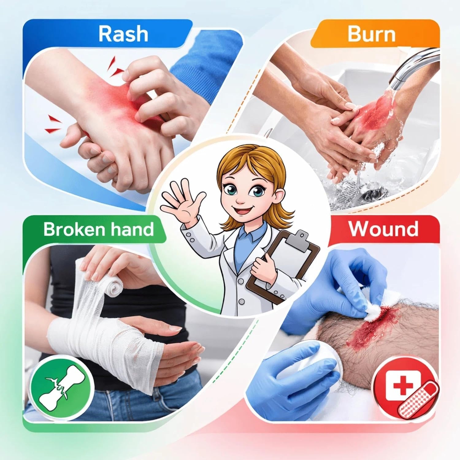 Adjustable Waterproof Shower Sleeve for Casts and Bandages – Adult Size