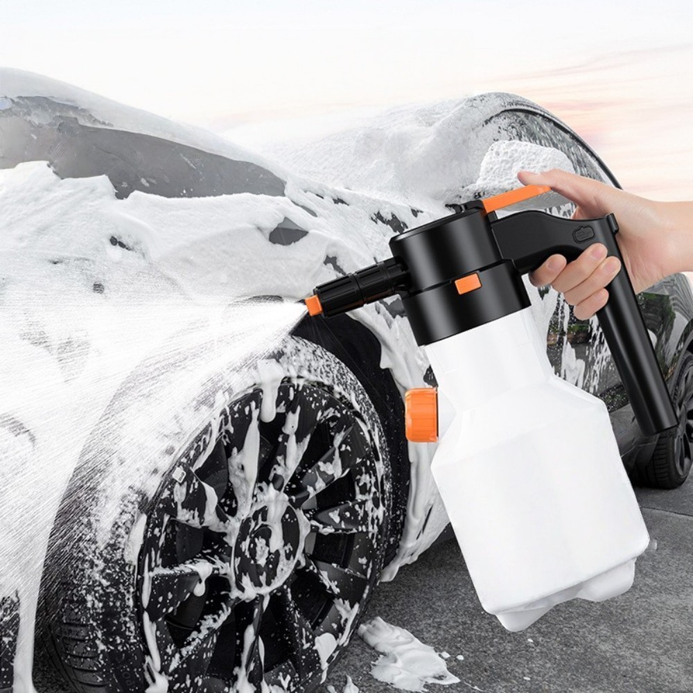 Electric Foam Sprayers 2L Pressurized Rechargeable Home Garden Car Wash Cleaning