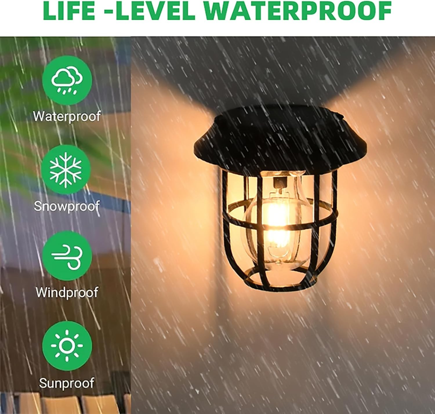 Protable LED Solar Motion Sensor Light Outdoor Garden Solar Lantern Hanging Lamp