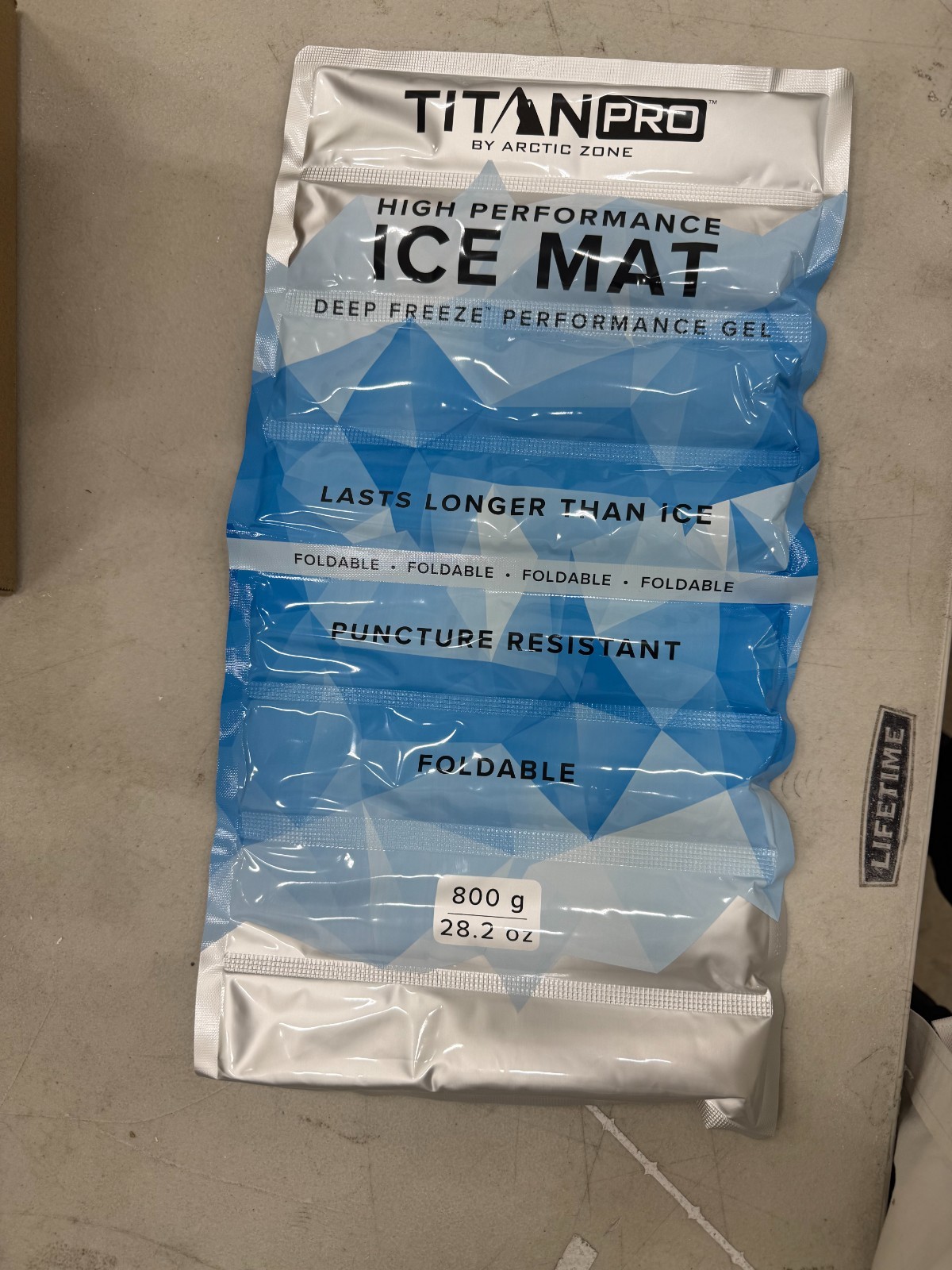 Arctic Zone Titan Deep Freeze Ice Pack- (1 Pack) 800 Gram High Performance Pack