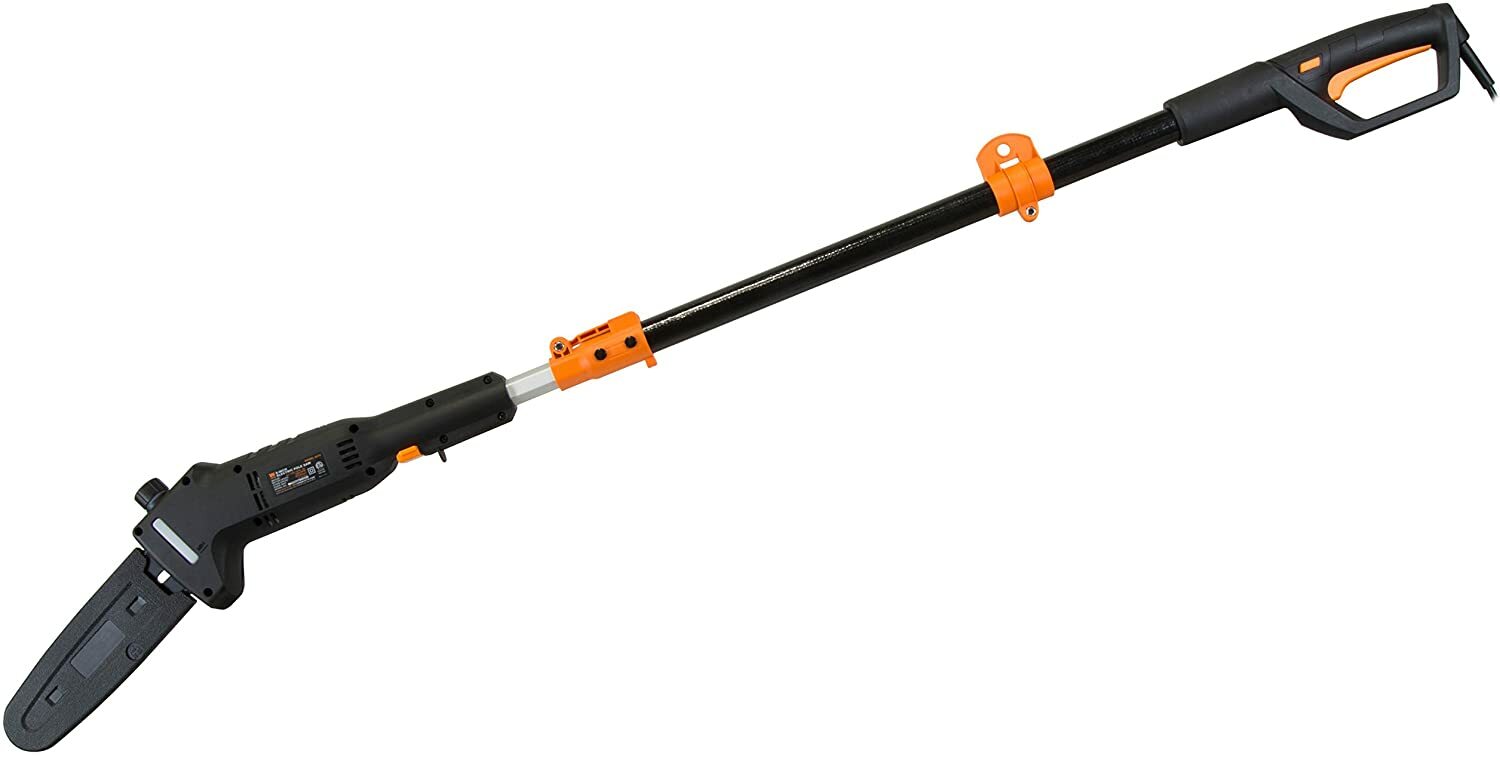 Tree Trimmer Pole Saw Electric Chainsaw Pruner Telescoping 12Ft Branch Cutter